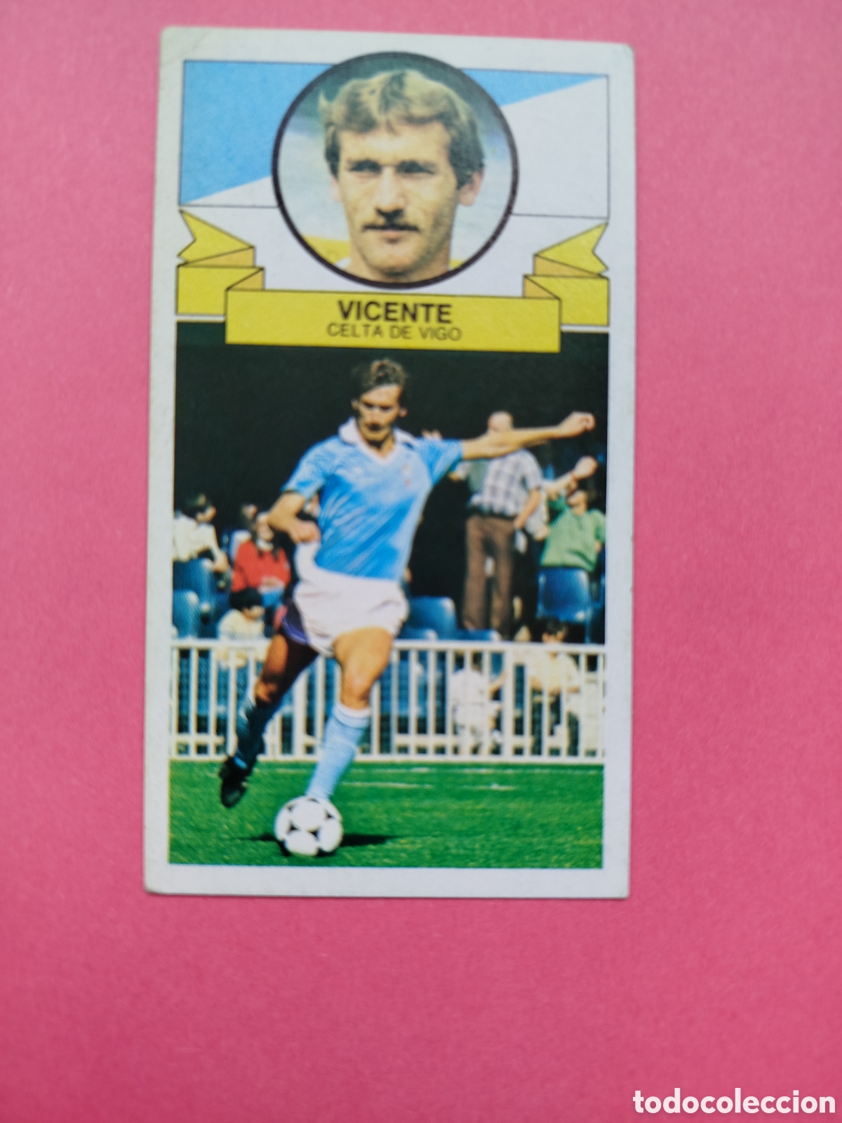 &Aacute;lbum de f&uacute;tbol completo: VICENTE BAJA SIN PEGAR CELTA VIGO LIGA ESTE 85-86