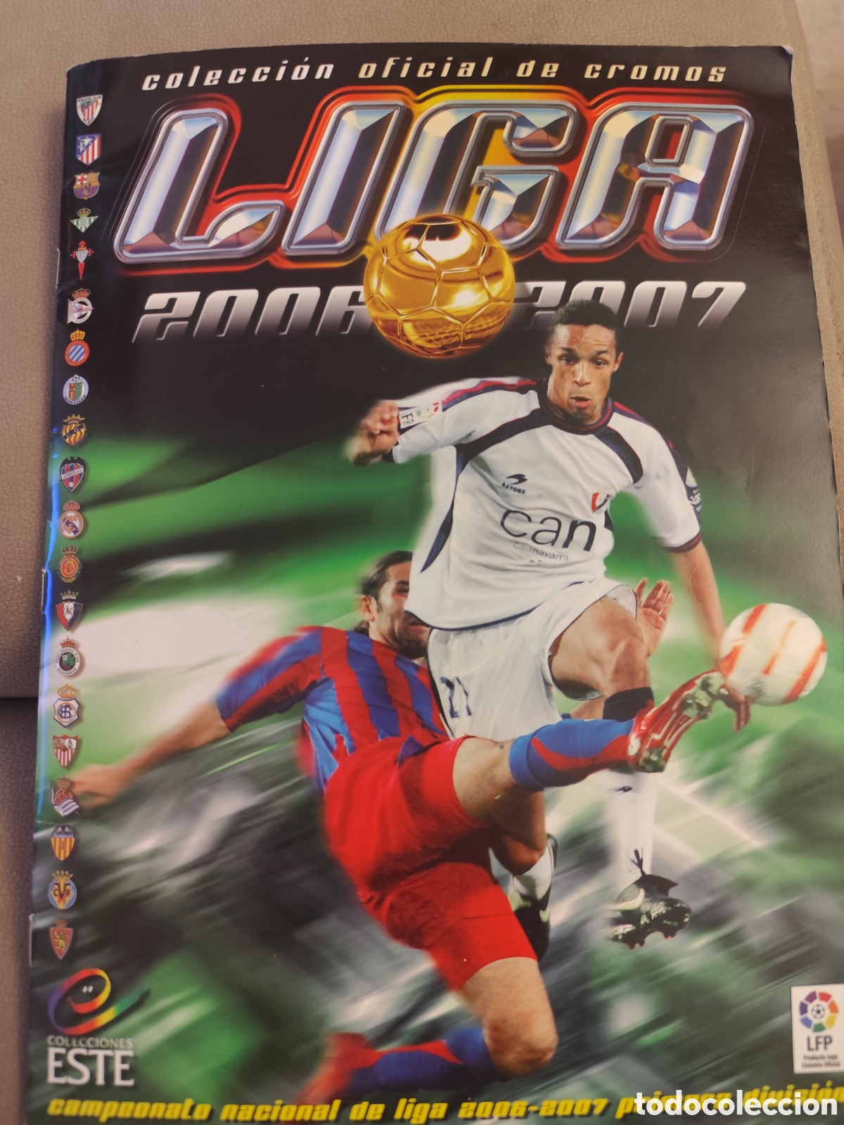 &Aacute;lbum de f&uacute;tbol completo: Album Liga Este 2006 2007 06 07 completo ( a falta de 4 casillas y 12 fichajes)