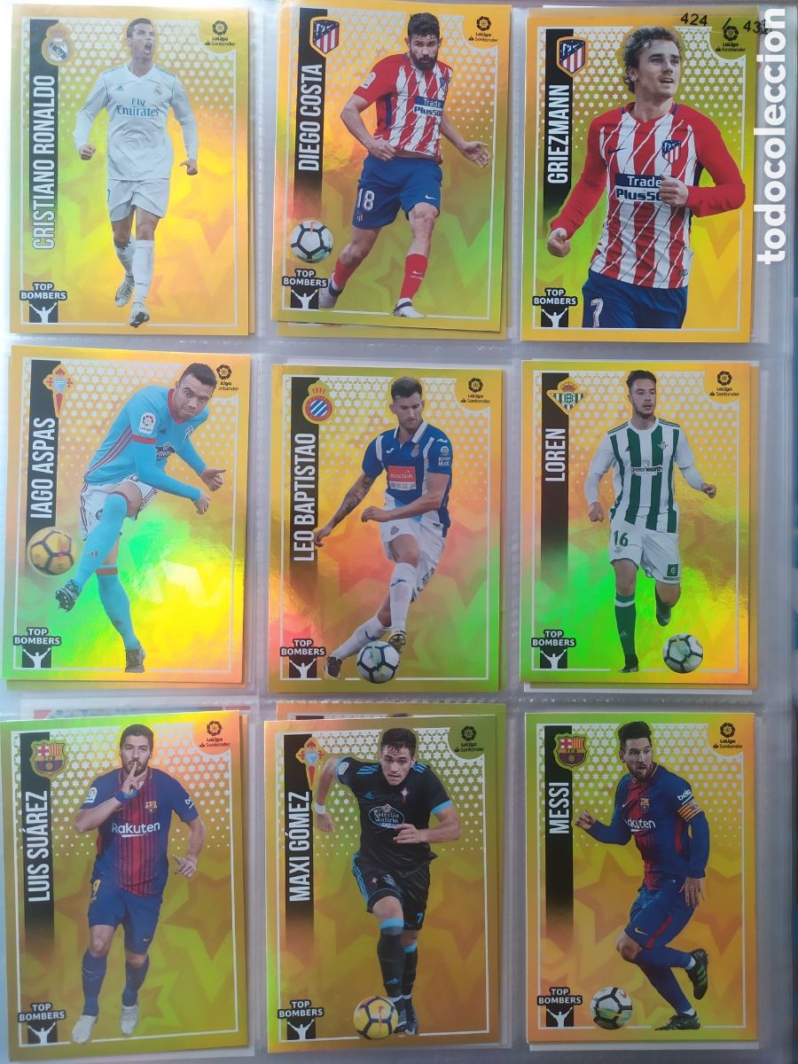 &Aacute;lbum de f&uacute;tbol completo: LIGA ESTE 2018 2019 18 19 panini colecci&oacute;n completa sin pegar Messi Vinicius Cristiano