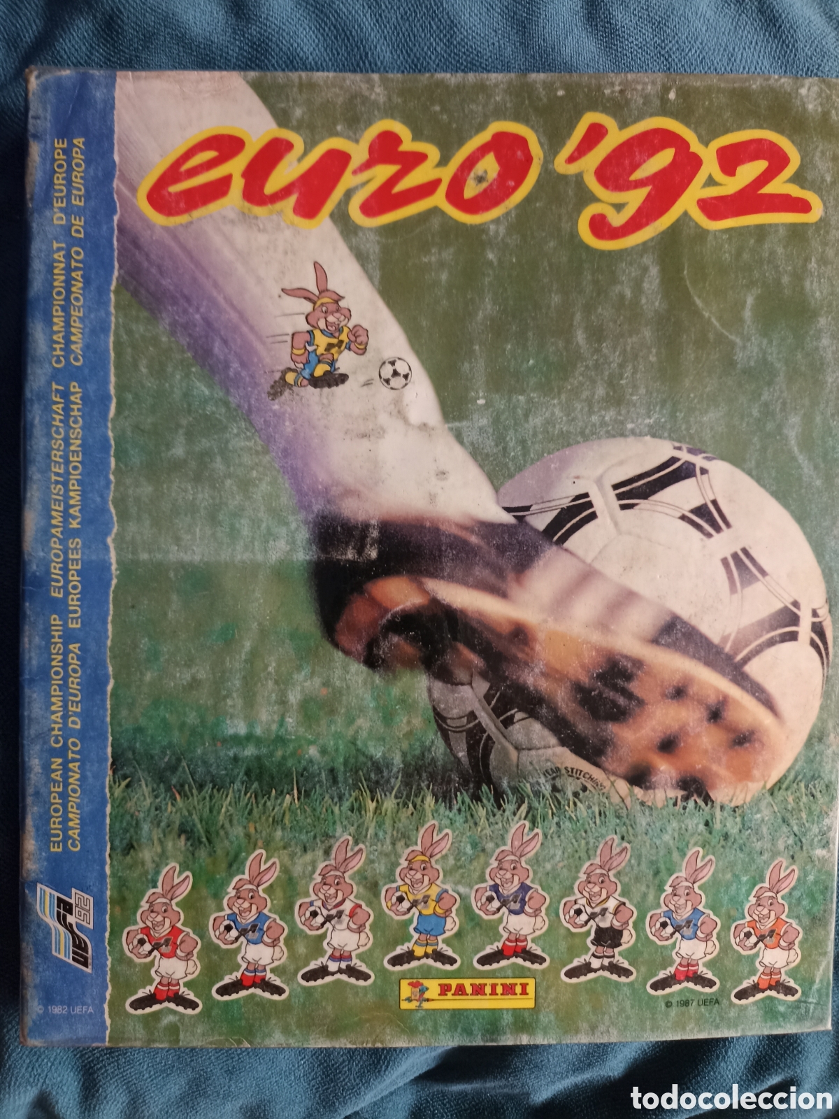 &Aacute;lbum de f&uacute;tbol completo: Album Euro92 Panini completo