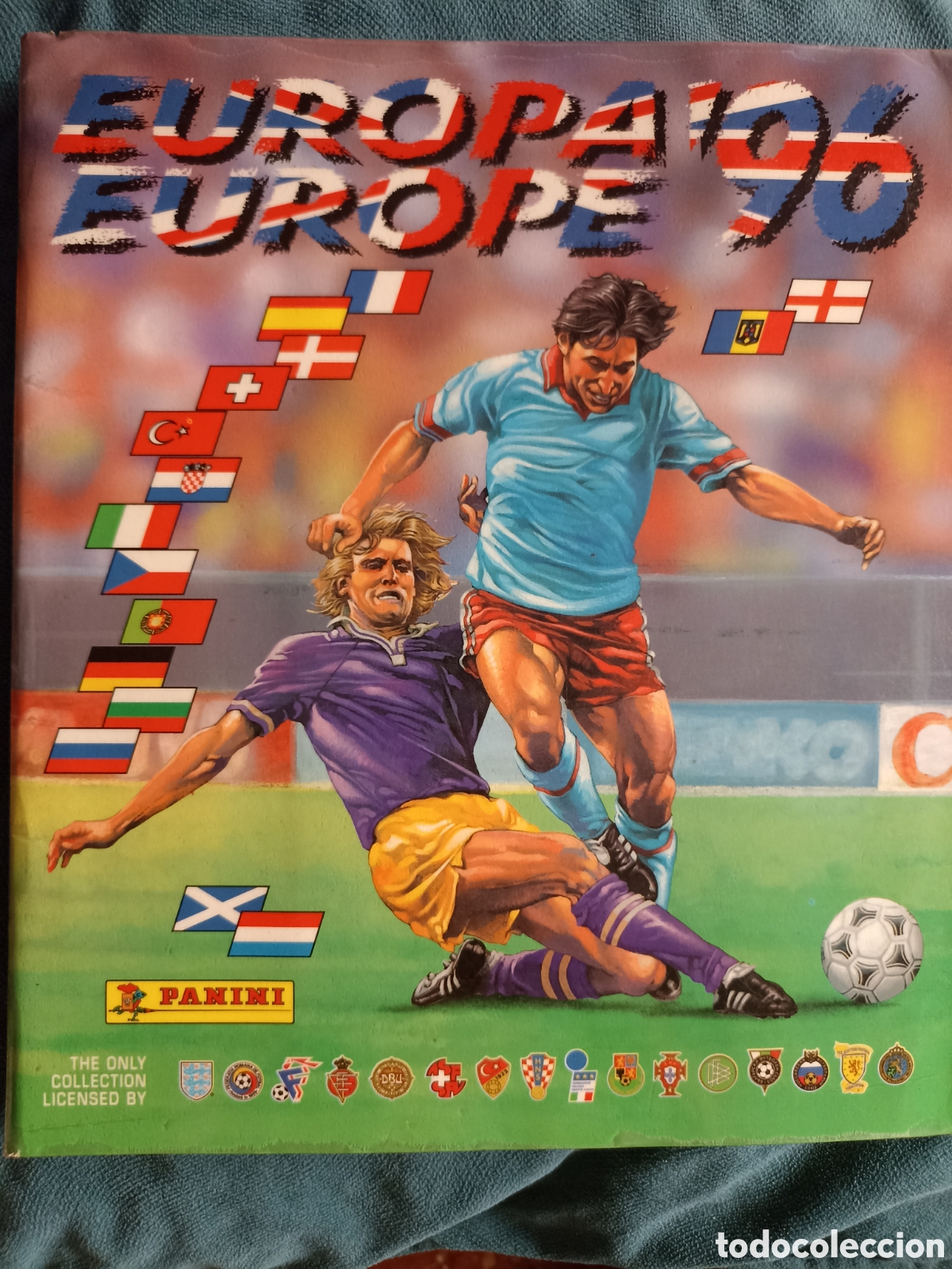 &Aacute;lbum de f&uacute;tbol completo: Europa 96 Album completo Panini