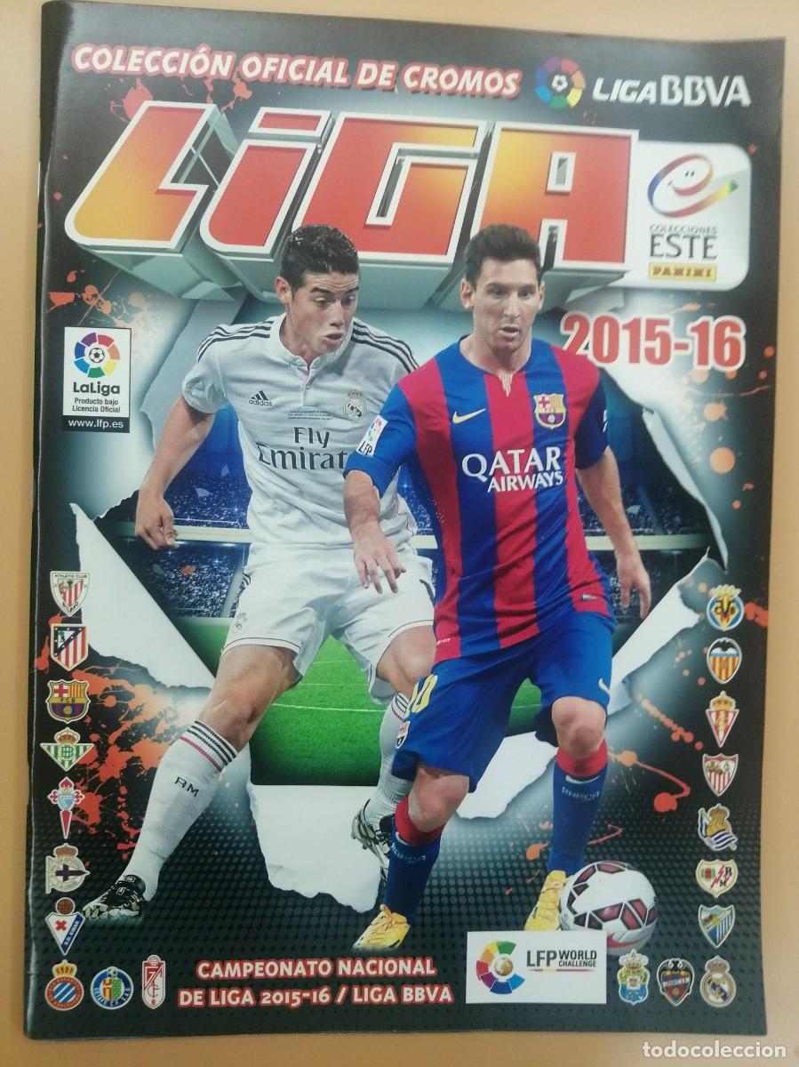 Album de football complet: COLECCI&Oacute;N COMPLETA LIGA ESTE 2015-2016