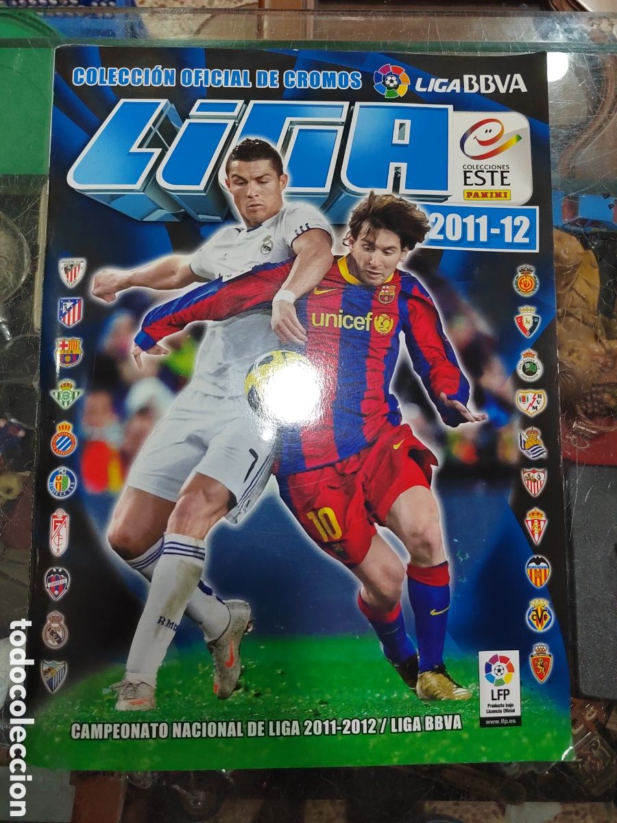 Vollst&auml;ndige Fu&szlig;ballsammelalben: &Aacute;lbum temporada 11 12 completo