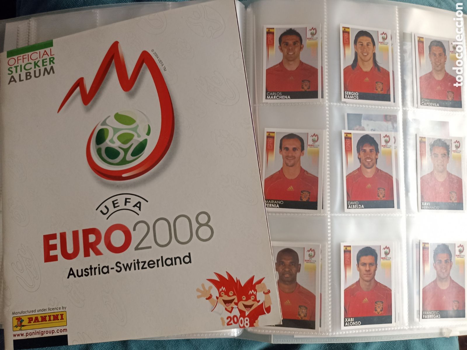 &Aacute;lbum de f&uacute;tbol completo: Euro 2008 album completo Panini