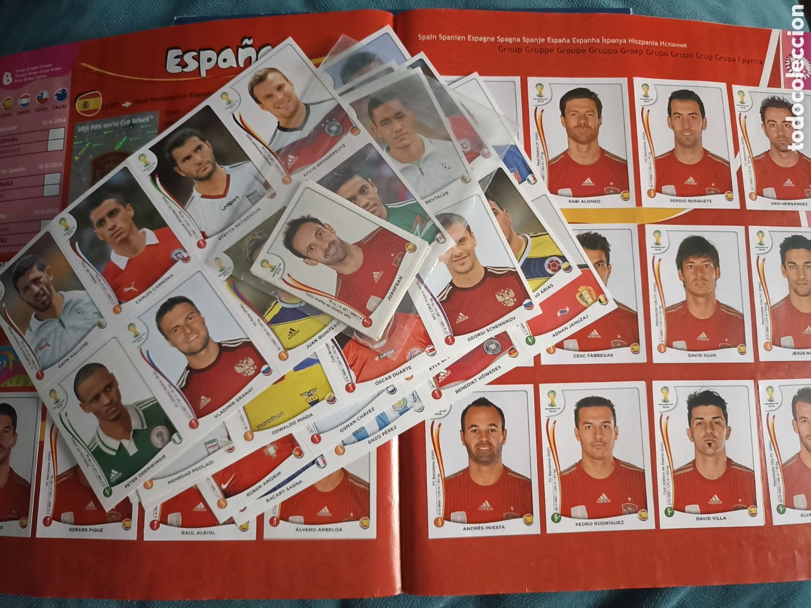 &Aacute;lbum de f&uacute;tbol completo: Brasil 2014 album completo Panini