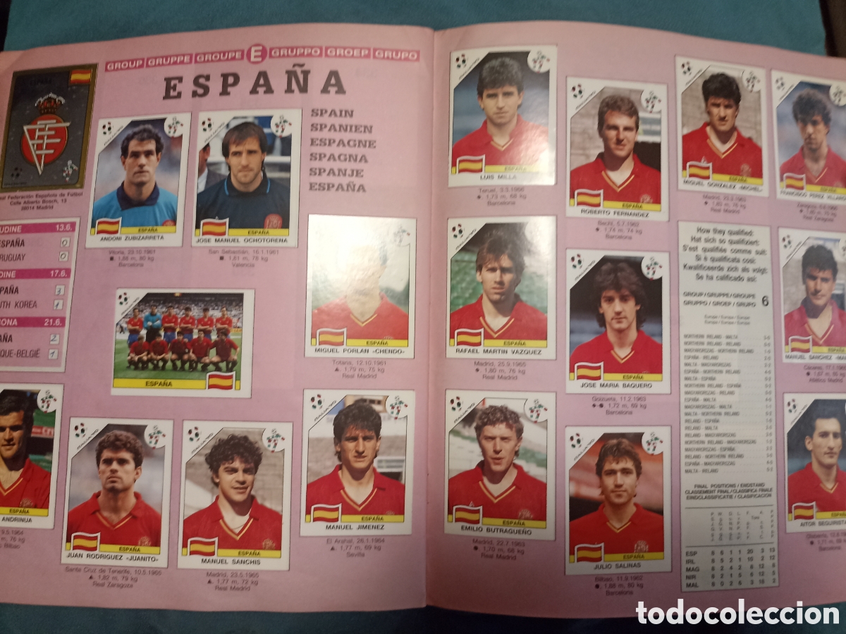 &Aacute;lbum de f&uacute;tbol completo: Italia 90 album completo Panini