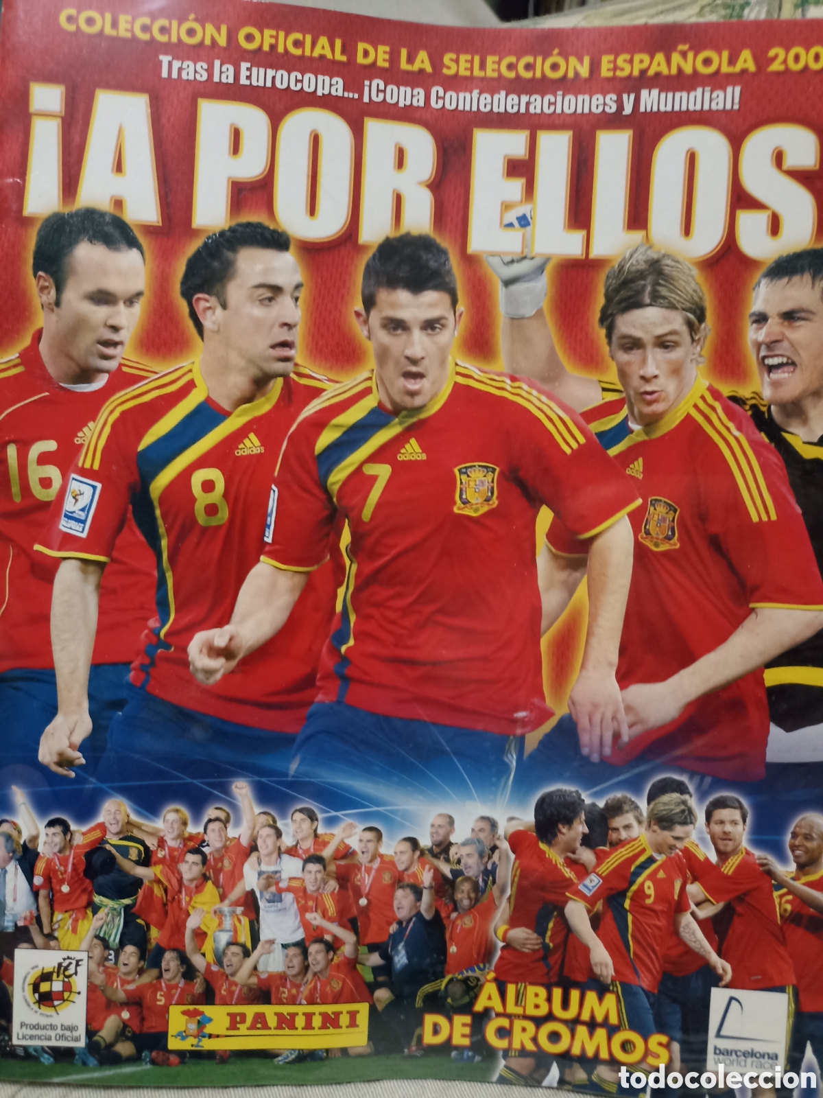 &Aacute;lbum de f&uacute;tbol completo: Album completo A POR ELLOS Panini
