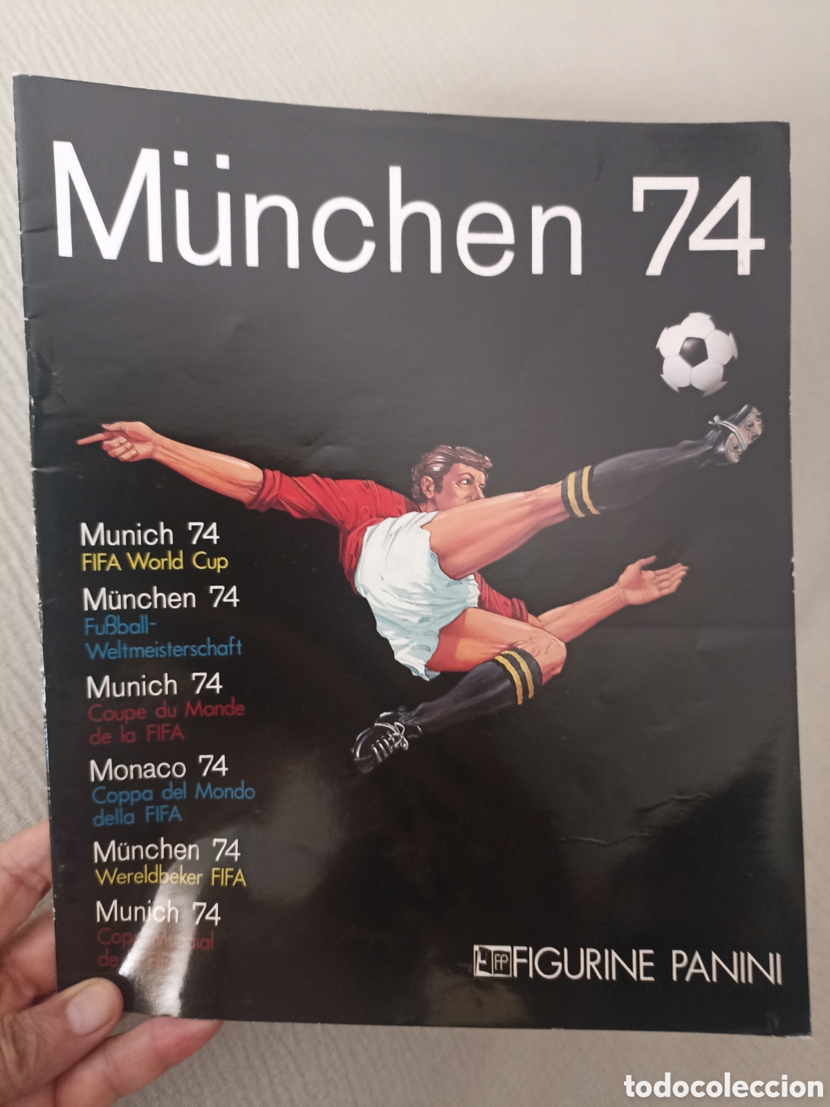 &Aacute;lbum de f&uacute;tbol completo: Munchen 74 album completo Panini facs&iacute;mil