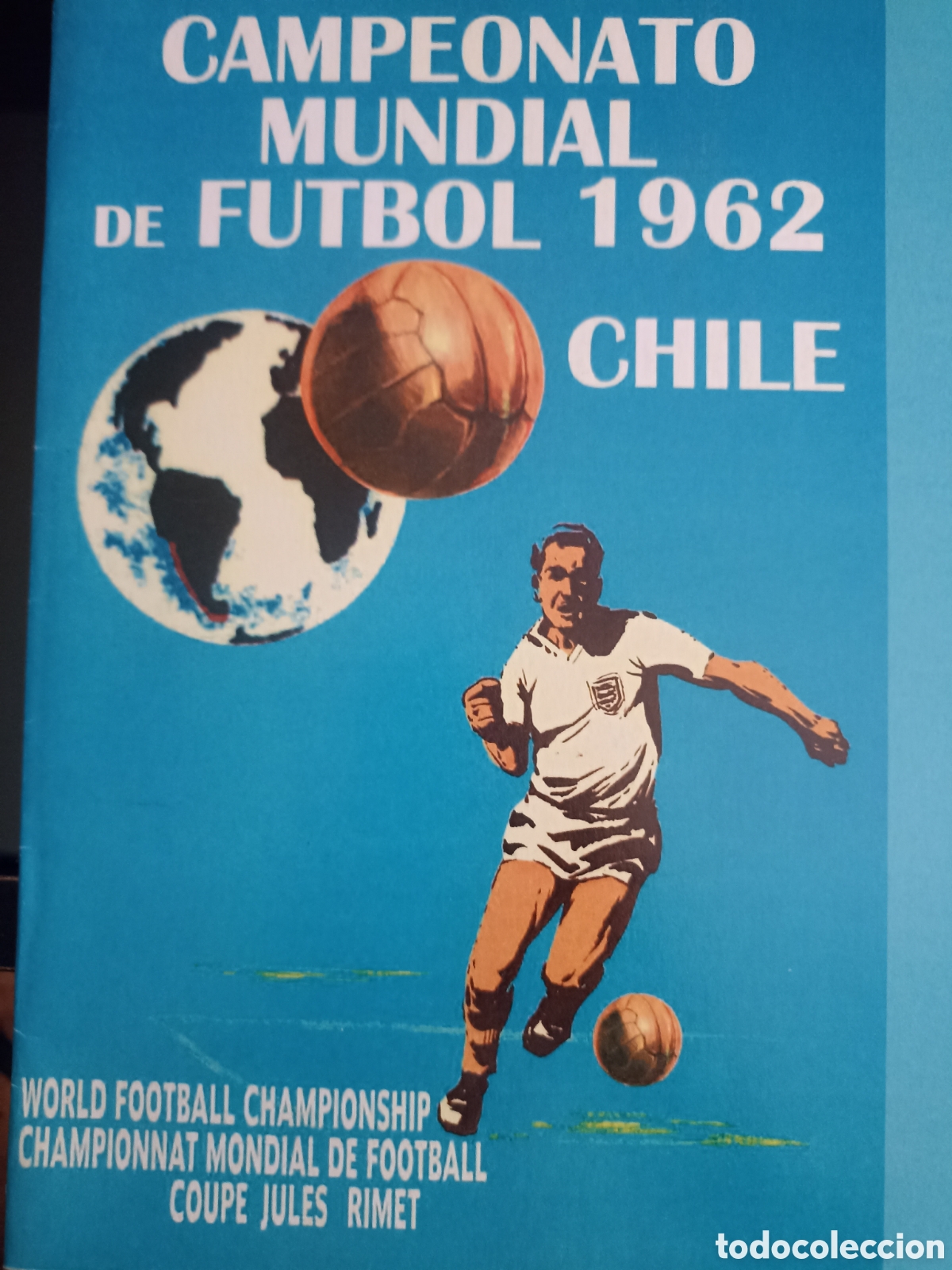&Aacute;lbum de f&uacute;tbol completo: Album campeonato mundial de futbol 1962 Chile facsimil