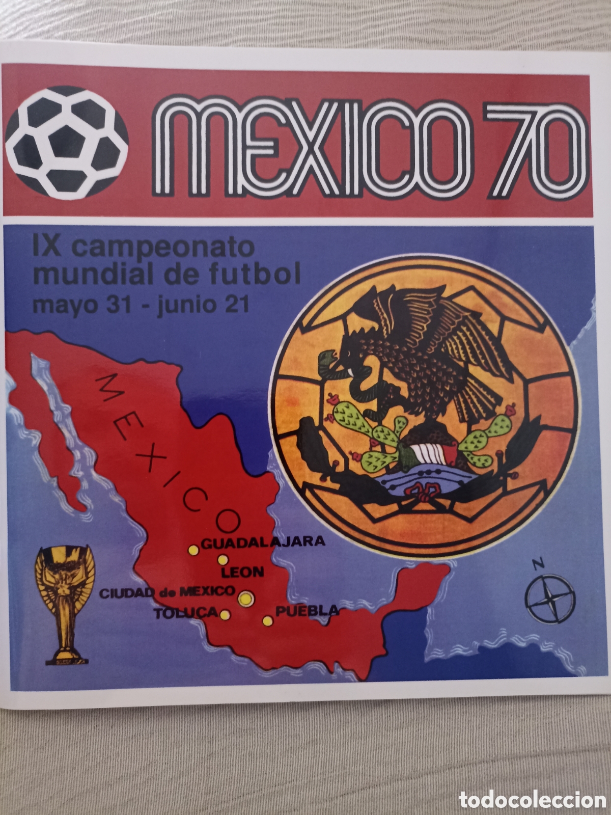 &Aacute;lbum de f&uacute;tbol completo: Album M&eacute;xico 70 completo Panini
