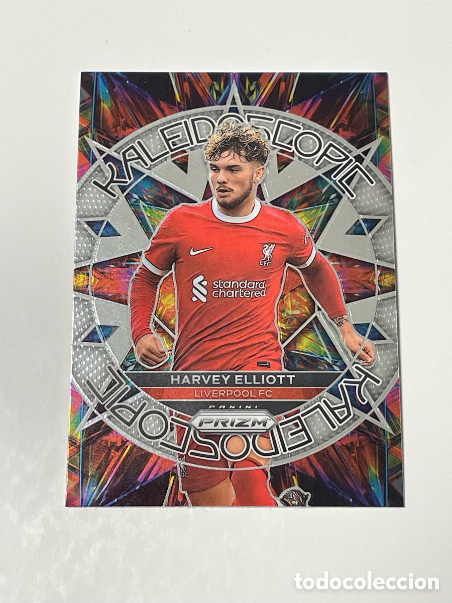 Complete Football Album: Harvey Elliott Liverpool Panini Prizm Kaleidoscopic #11