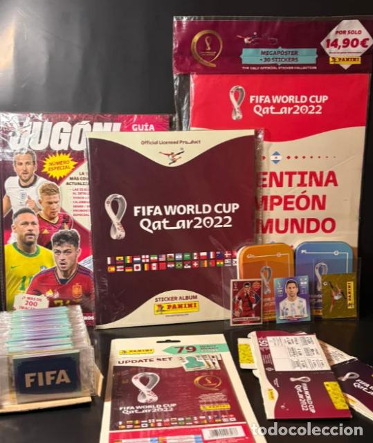&Aacute;lbum de f&uacute;tbol completo: Colecci&oacute;n Completa Mundial Qatar 2022 Stickers Panini