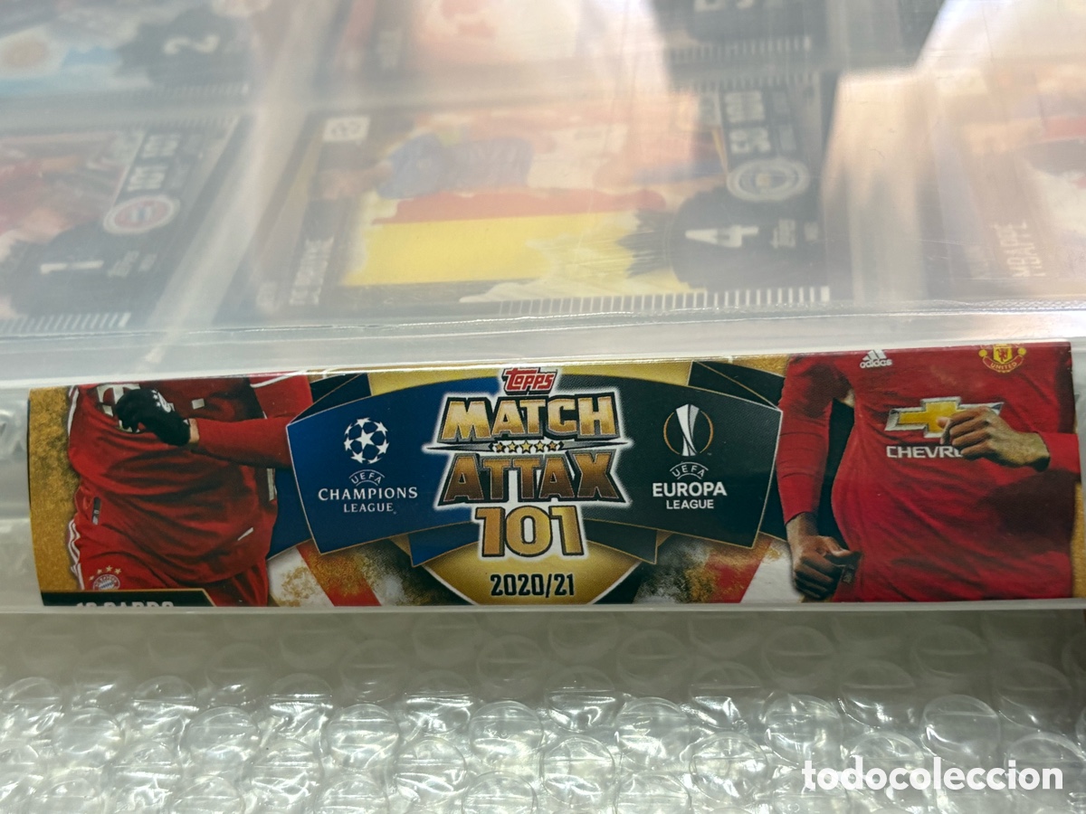 &Aacute;lbum de f&uacute;tbol completo: Completa 100% 2020/21 Topps Match Attax 101 Full set 20 21 Messi Cristiano Haaland