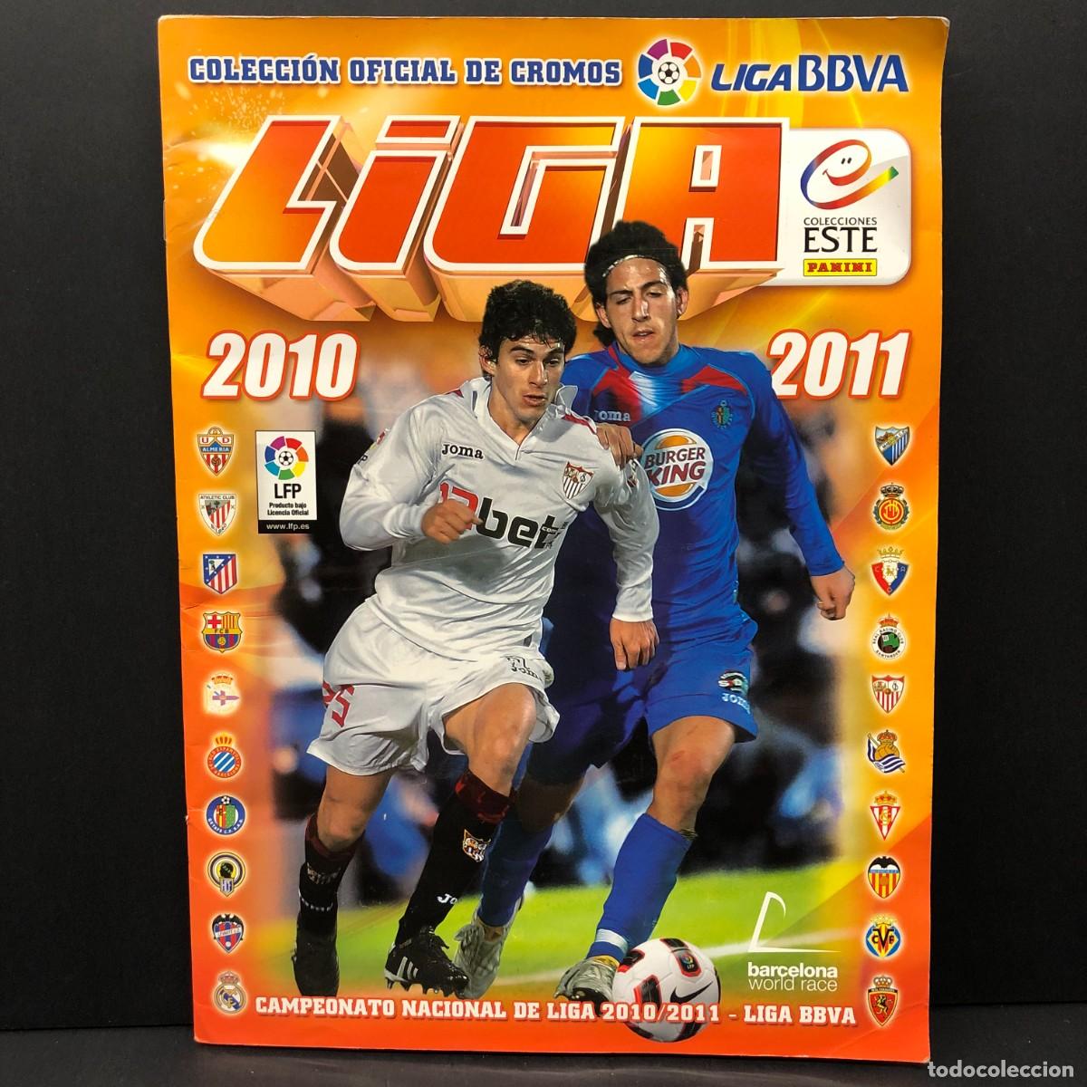 &Aacute;lbum de f&uacute;tbol completo: LIGA 2010-2011 - COLECCI&Oacute;N OFICIAL DE CROMOS - BBVA - ALBUM DE CROMOS CASI COMPLETO / 3099