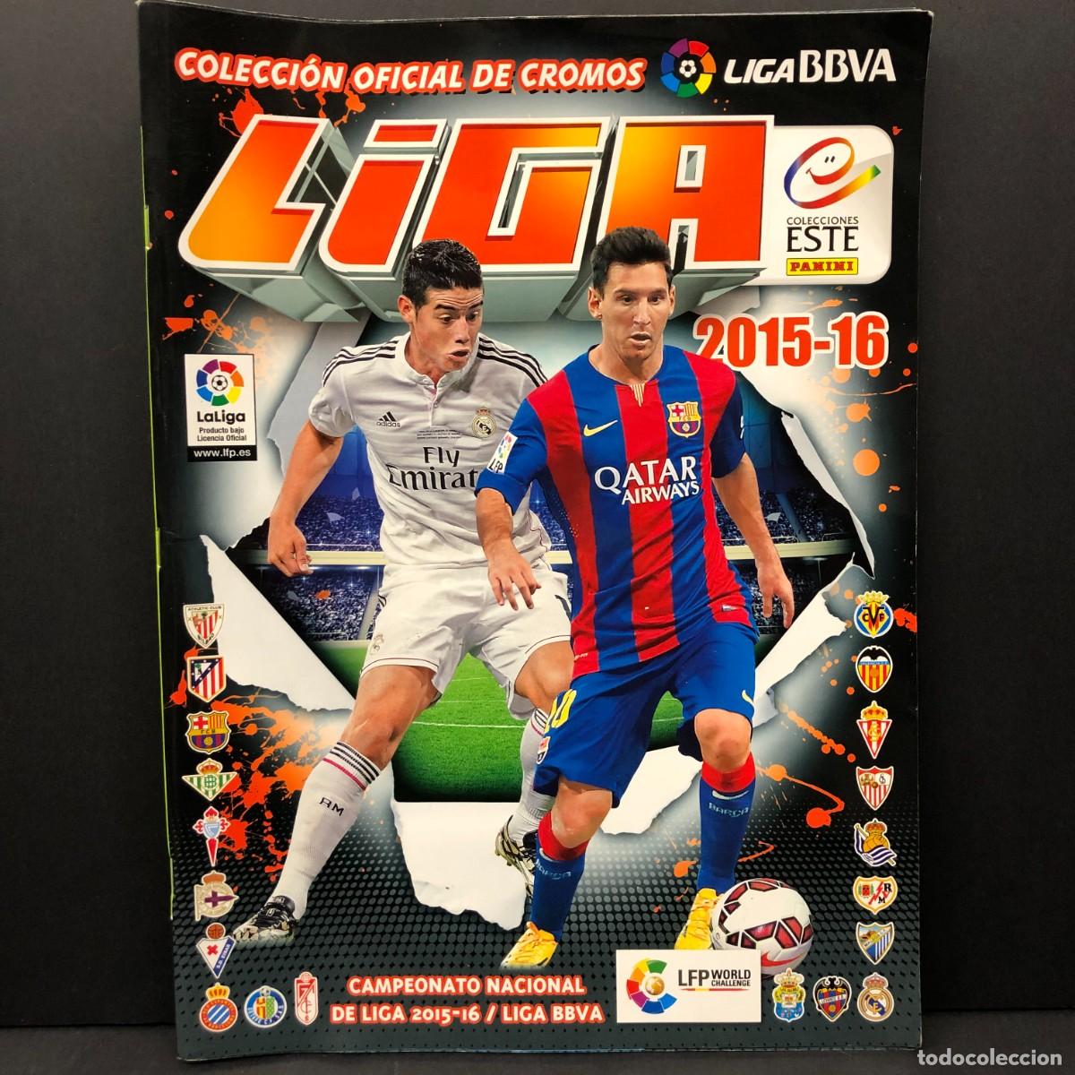 &Aacute;lbum de f&uacute;tbol completo: LIGA 2015-2016 - COLECCI&Oacute;N OFICIAL DE CROMOS - BBVA - ALBUM DE CROMOS INCOMPLETO / 3100