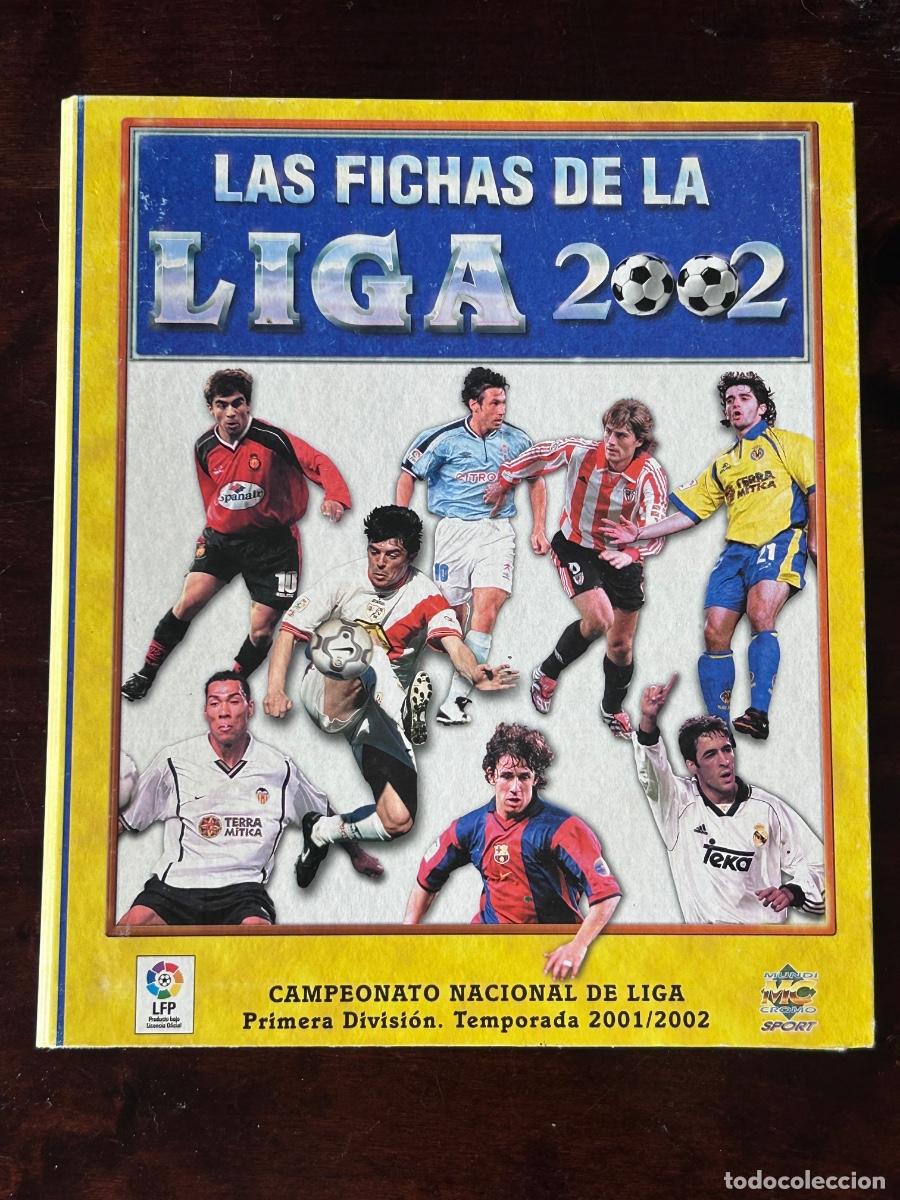 &Aacute;lbum de f&uacute;tbol completo: &Aacute;LBUM LAS FICHAS DE LA LIGA 2002 COMPLETO