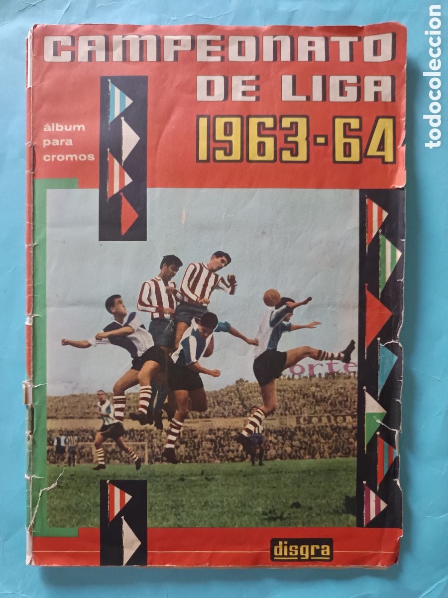 &Aacute;lbum de f&uacute;tbol completo: DISGRA ALBUM COMPLETO CAMPEONATO DE LIGA 1963-64