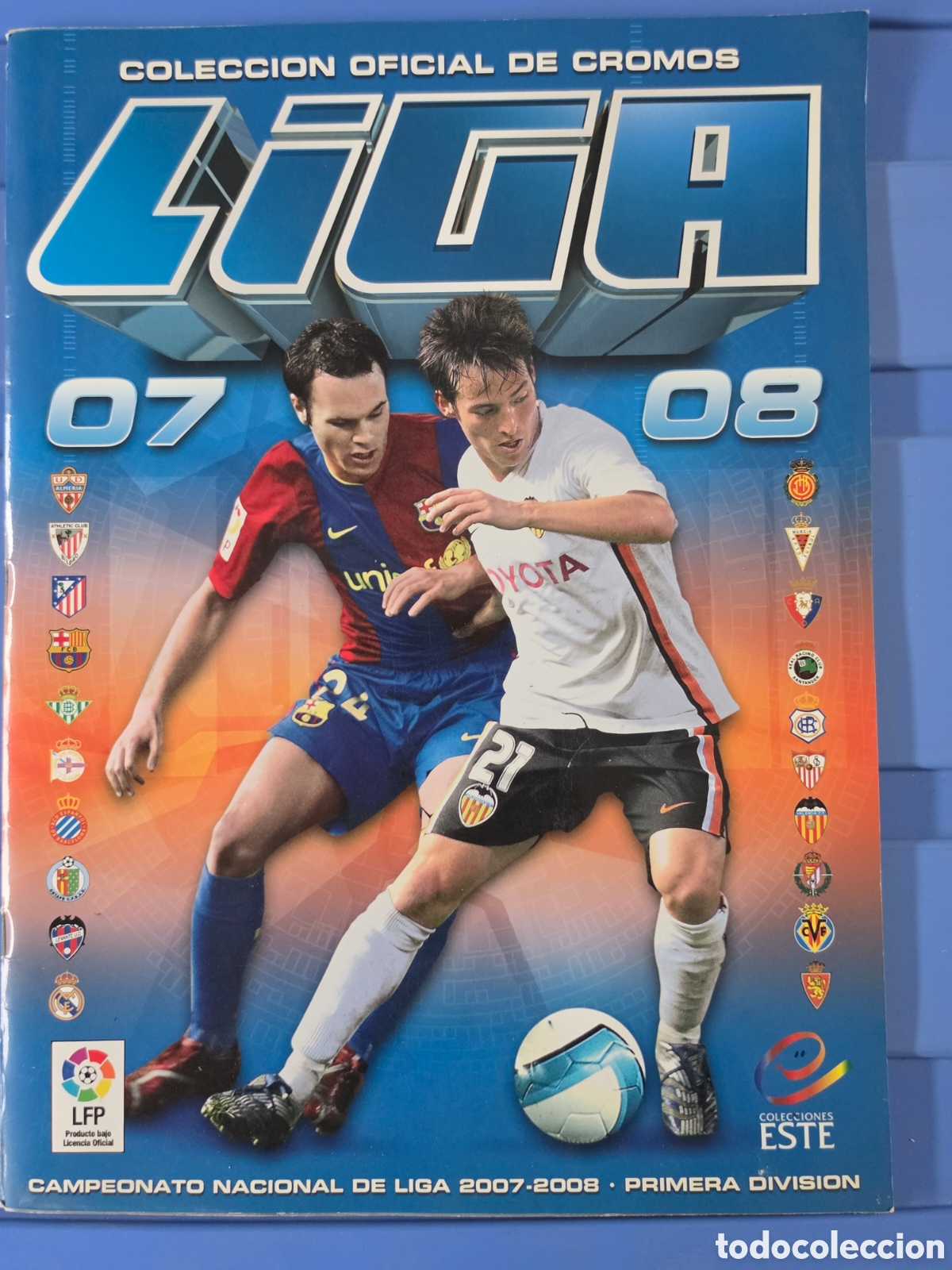 Vollst&auml;ndige Fu&szlig;ballsammelalben: LIGA 07-08 SUPER COMPLETO CON TODOS LOS FICHAJES