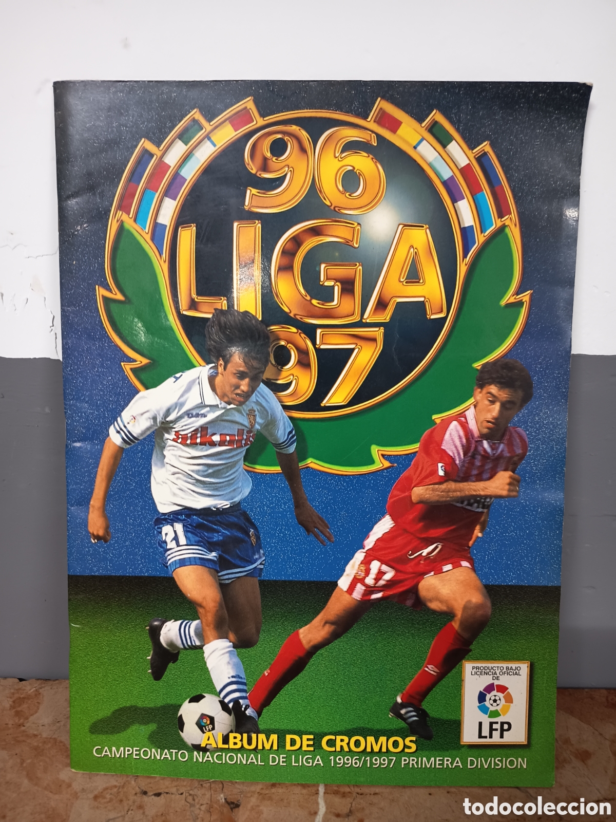 &Aacute;lbum de f&uacute;tbol completo: LIGA 96/97 COMPLETO ALBUM DE FUTBOL