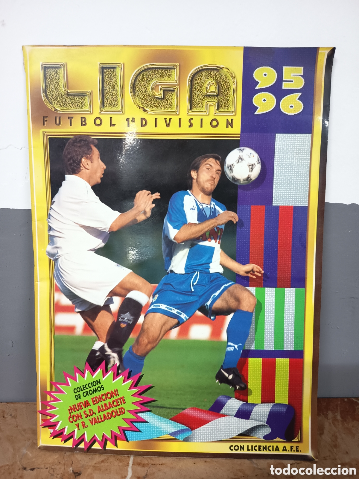 &Aacute;lbum de f&uacute;tbol completo: LIGA 95.96 COMPLETO ALBUM DE F&Uacute;TBOL