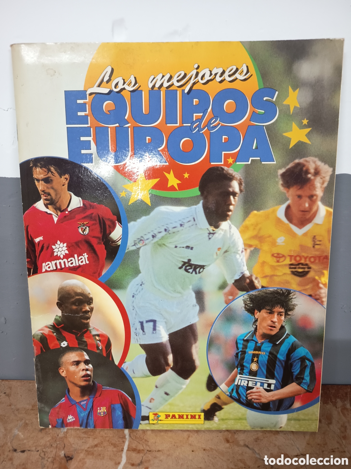 &Aacute;lbum de f&uacute;tbol completo: LOS MEJORES EQUIPOS DE EUROPA COMPLETO