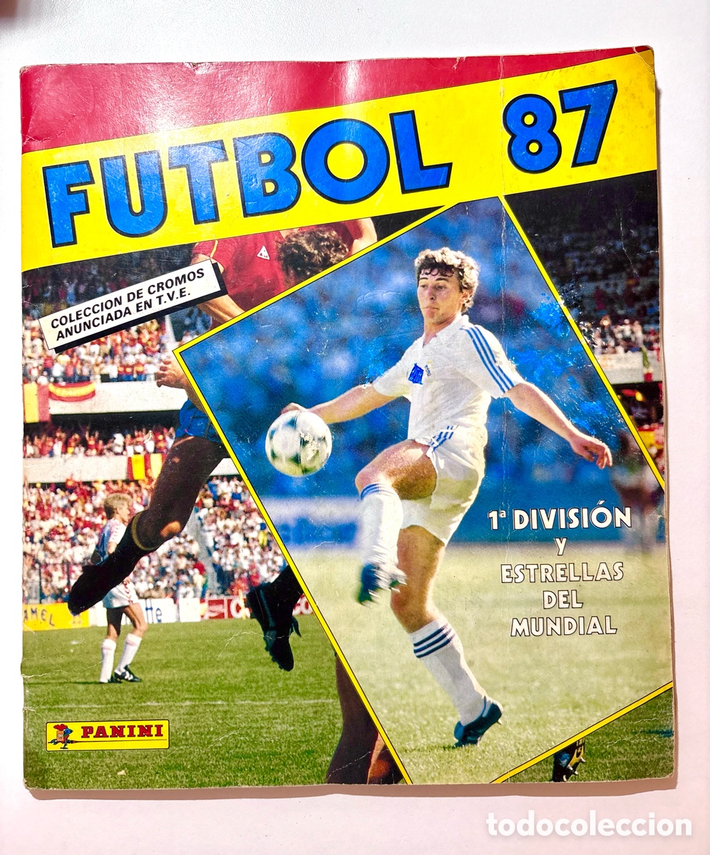 &Aacute;lbum de f&uacute;tbol completo: &Aacute;lbum F&uacute;tbol 87 Panini &iexcl;Casi Completo! (Solo -17 Cromos de 377 ) Con Maradona