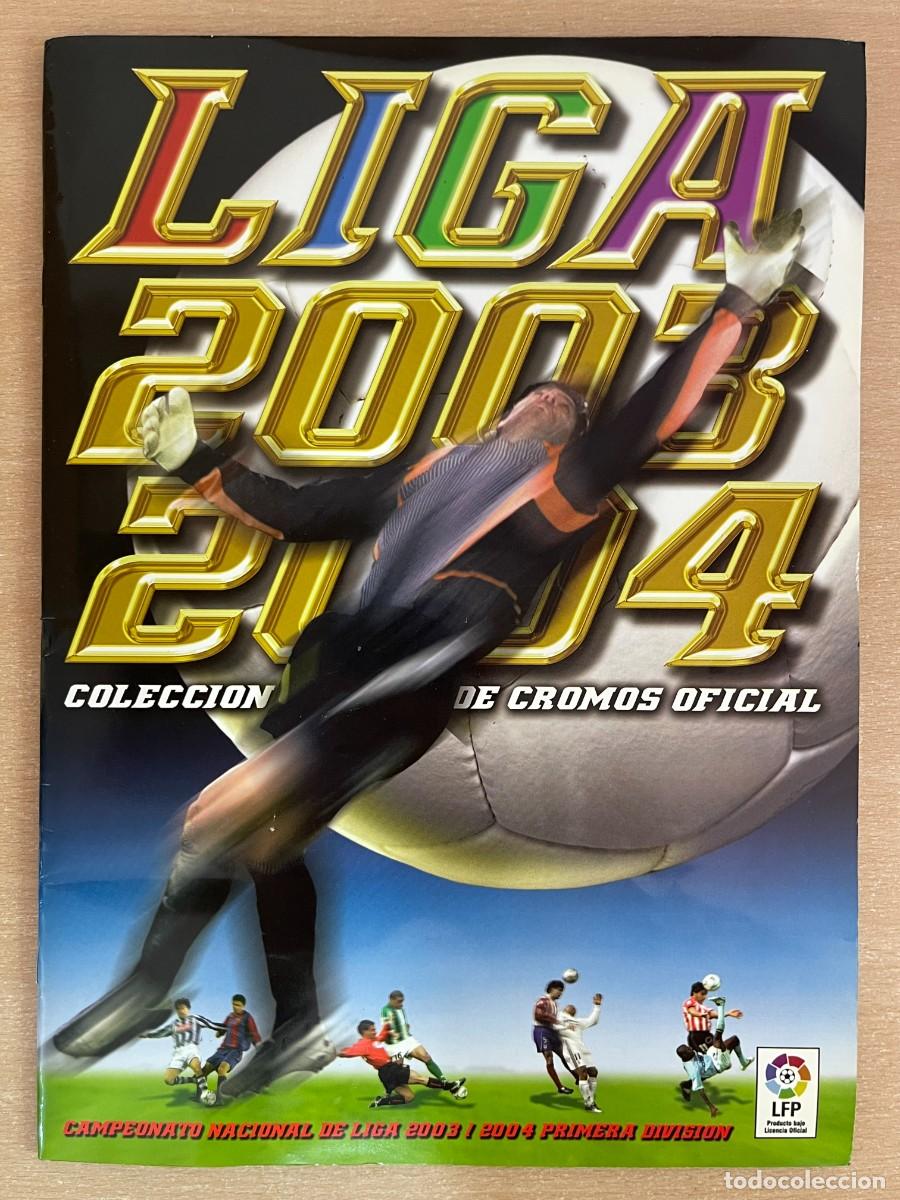 &Aacute;lbum de f&uacute;tbol completo: 2- Album de Cromos Completo FUTBOL LIGA 2003-2004 Colecciones ESTE Primera Divisi&oacute;n LFP stickers