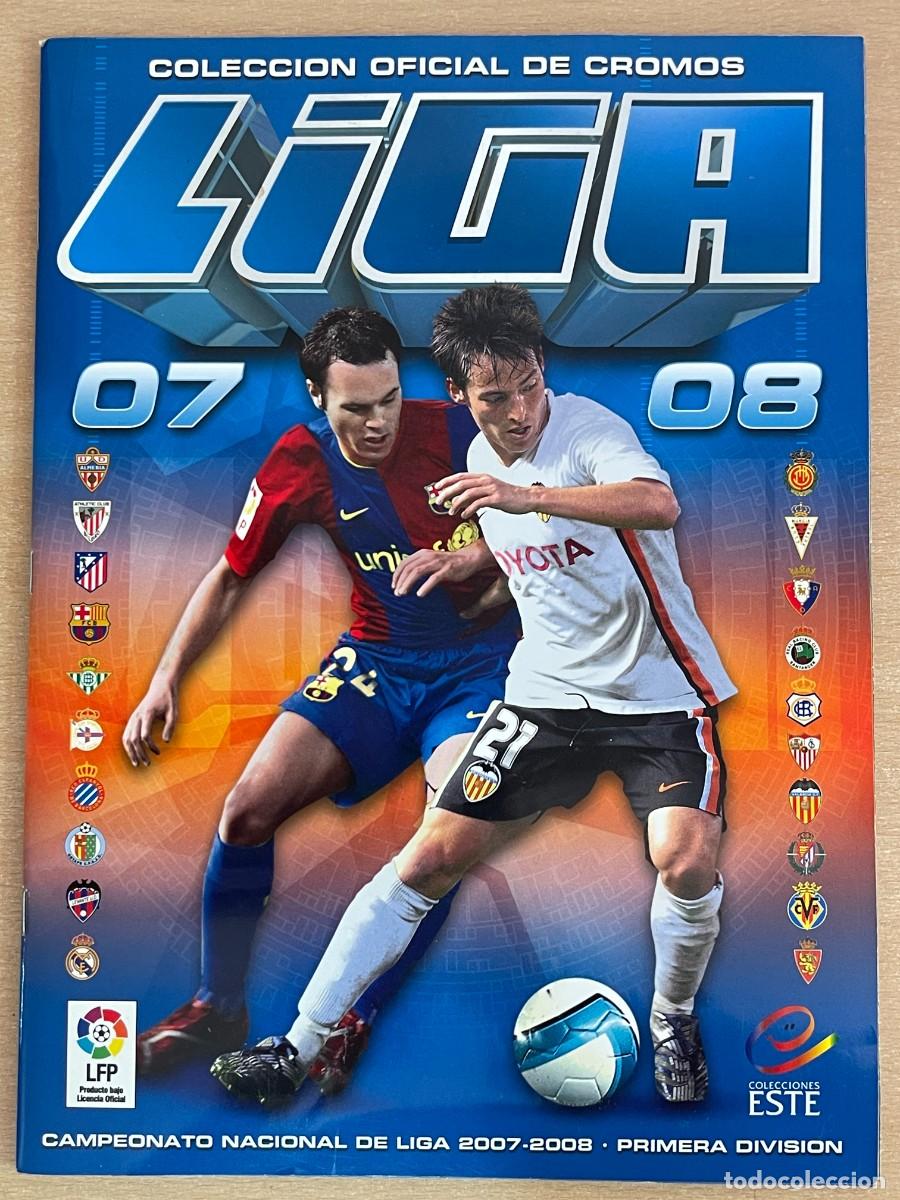 &Aacute;lbum de f&uacute;tbol completo: 5- Album Cromos Completo FUTBOL LIGA 2007-2008 ESTE Primera Divisi&oacute;n LFP Cromo Messi Jarque Puerta