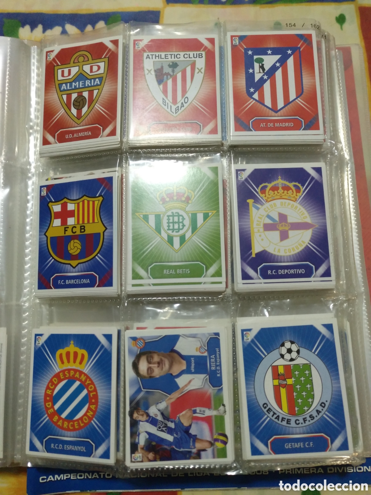 &Aacute;lbum de f&uacute;tbol completo: COLECCI&Oacute;N COMPLETA LIGA ESTE 2008 2009