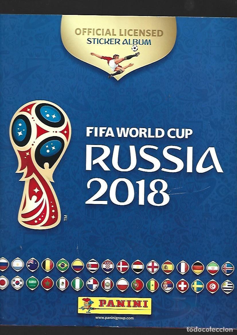 &Aacute;lbum de f&uacute;tbol completo: FIFA World Cup Russia 2018, &aacute;lbum completo, Panini, impecable