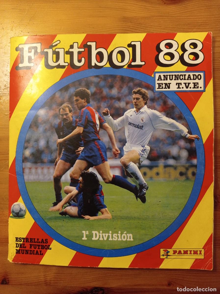 &Aacute;lbum de f&uacute;tbol completo: Album Panini Futbol 88 Completo con Maradona