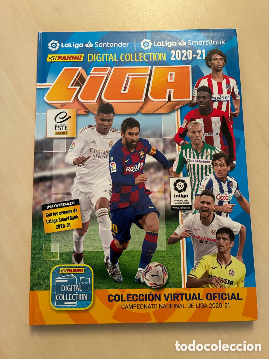 &Aacute;lbum de f&uacute;tbol completo: &Aacute;lbum Panini Digital Liga Este 2020 2021 tapa dura