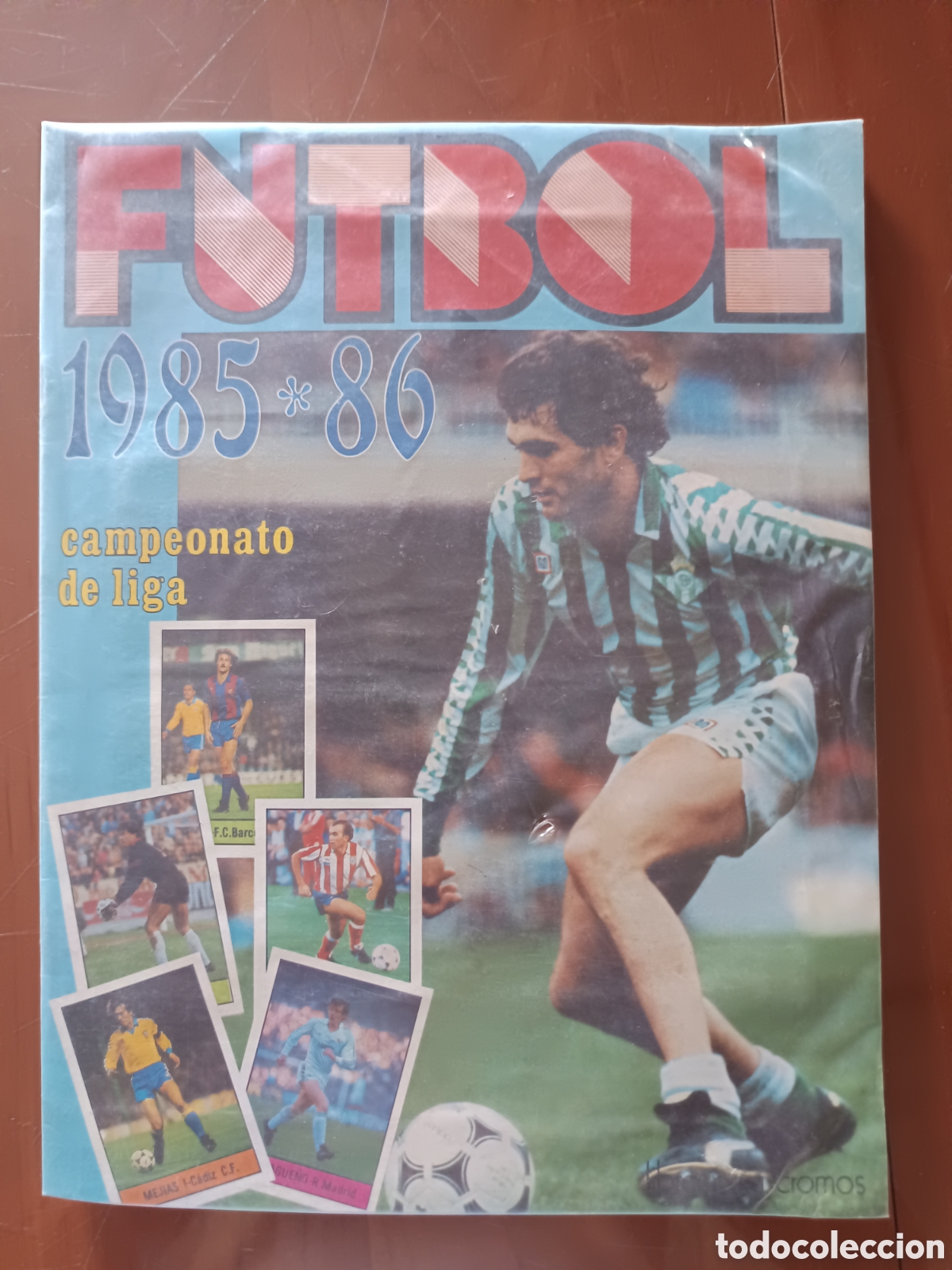 &Aacute;lbum de f&uacute;tbol completo: INCRE&Iacute;BLE ALBUM LISEL 85-86 COMPLETO CON LOS 32 FICHAJES Y CON TODOS LOS DOBLES,46, SIN PEGAR