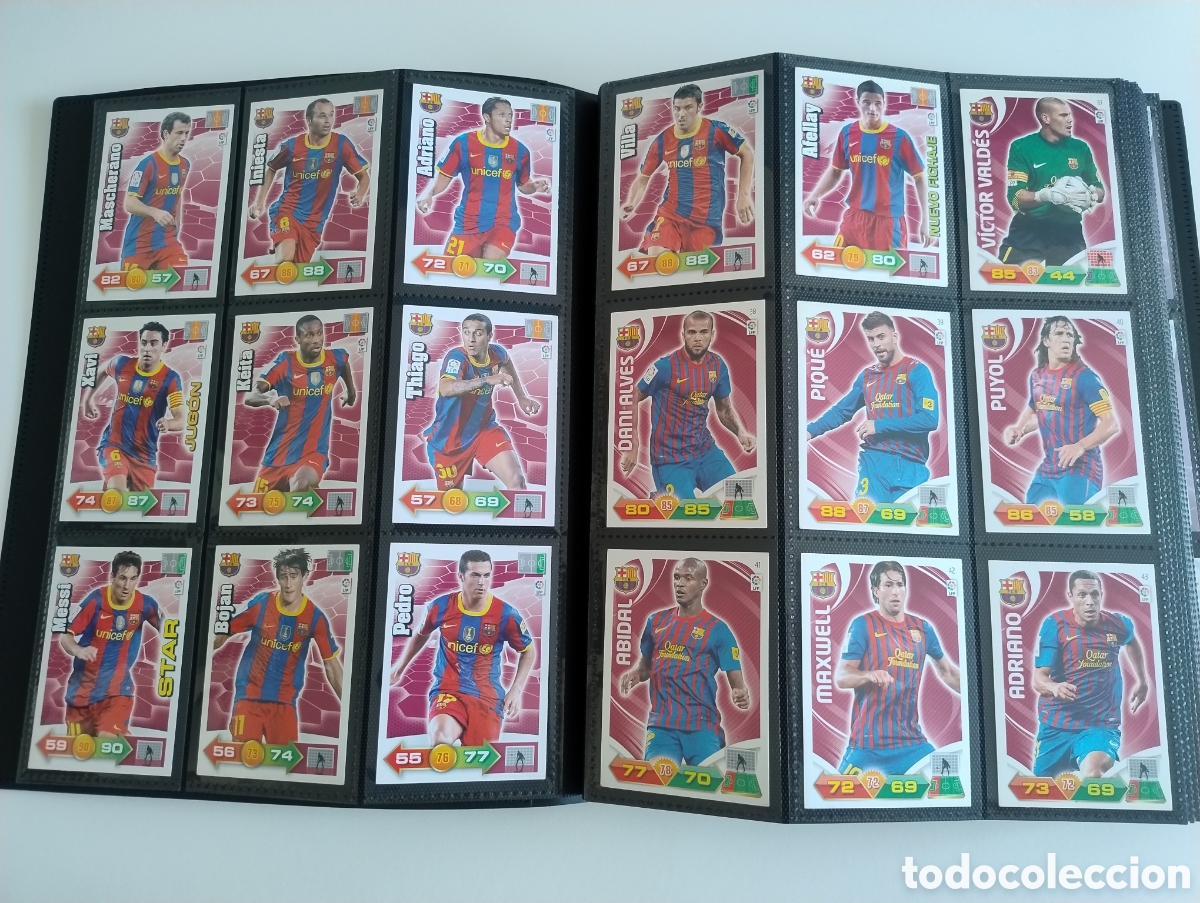 &Aacute;lbum de f&uacute;tbol completo: Adrenalyn Album Colecci&oacute;n B&aacute;sica Completa FC Barcelona