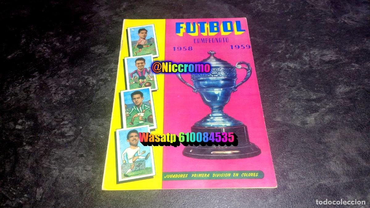 &Aacute;lbum de f&uacute;tbol completo: album tipo facs&iacute;mil cromo excelsior 1958 1959 liga futbol 58 59 ver fotos niccromo