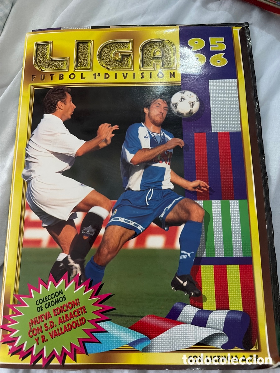 &Aacute;lbum de f&uacute;tbol completo: &Aacute;lbum Liga Este 95/96 muy completo &ndash; 25 fichajes &ndash; Colecciones Este