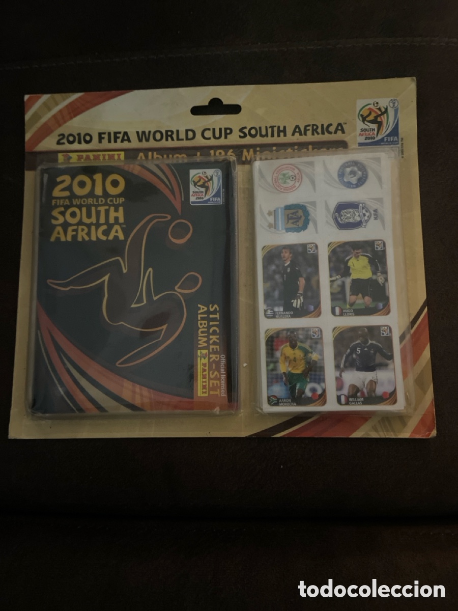 &Aacute;lbum de f&uacute;tbol completo: Mini Album panini 2010 south africa