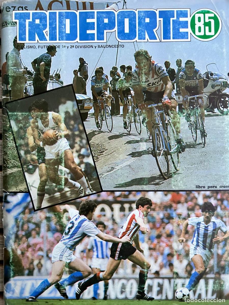 &Aacute;lbum de f&uacute;tbol completo: TRIDEPORTE 85 FHER casi completo