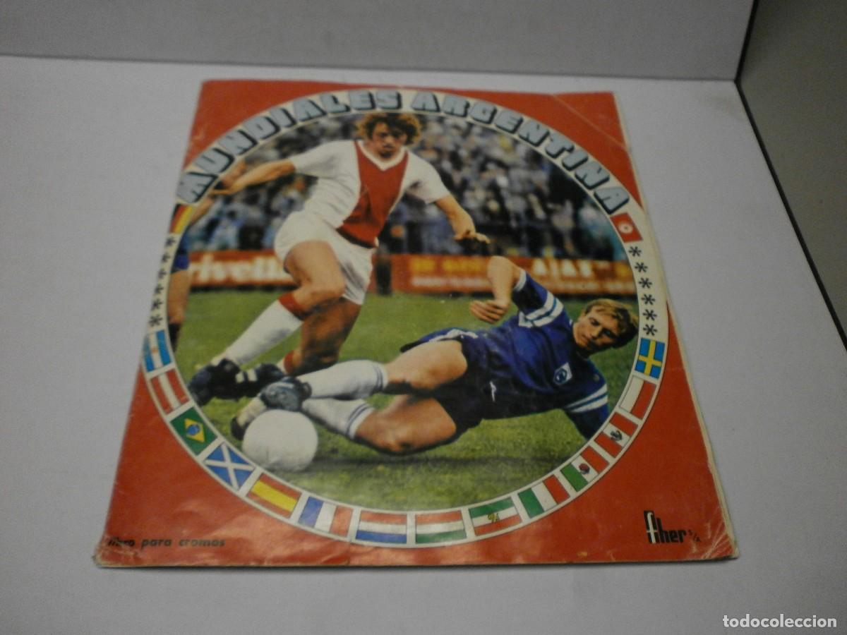 &Aacute;lbum de f&uacute;tbol completo: album completo mundiales argentina fher solo a falta de 5 cromos n&ordm; 36-39-57-102-121