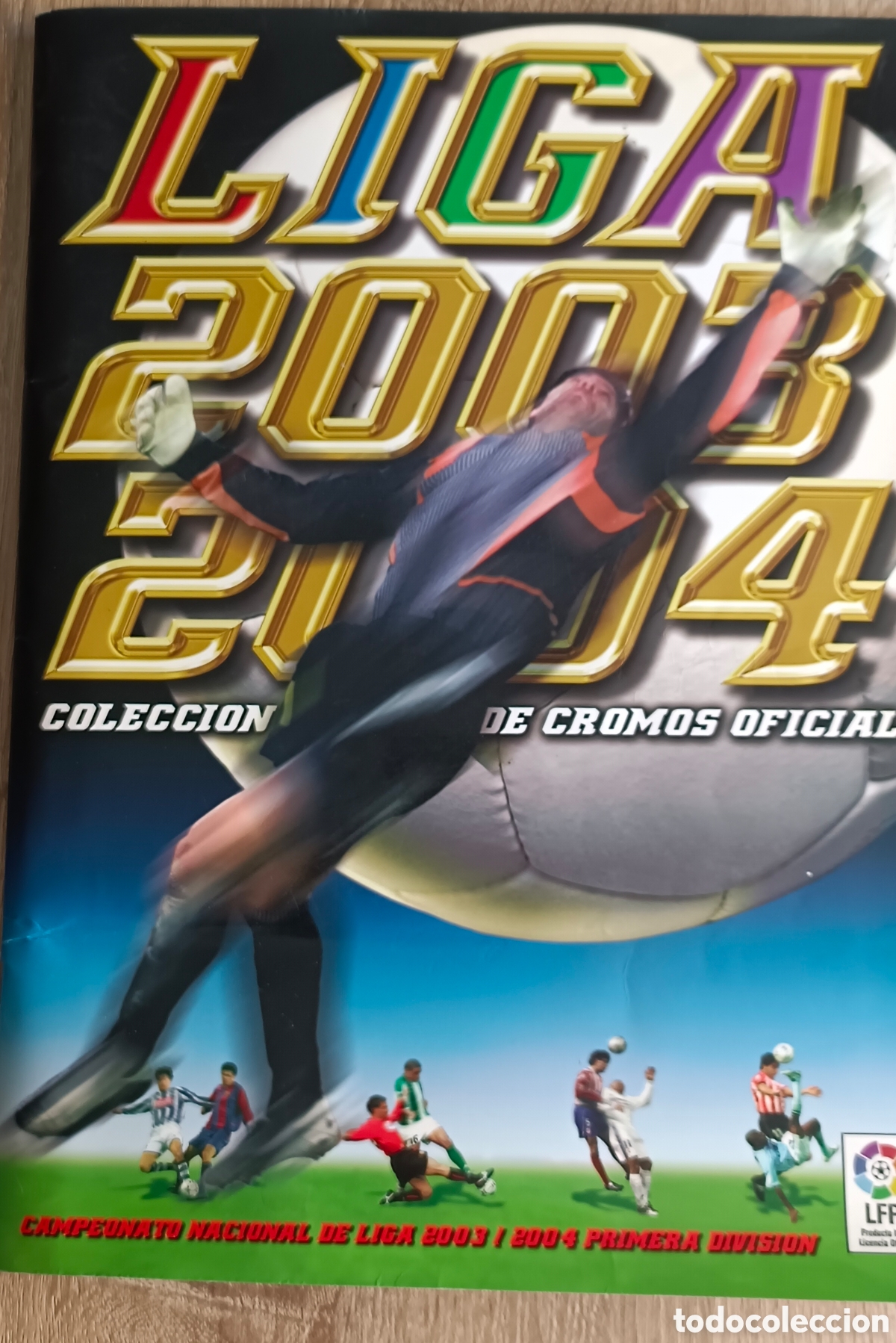 &Aacute;lbum de f&uacute;tbol completo: &Aacute;lbum de Panini de la temporada 03/04