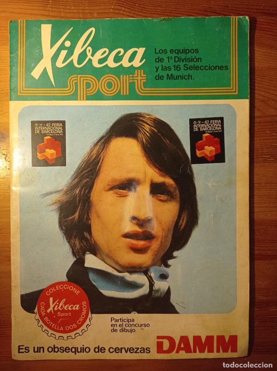 &Aacute;lbum de f&uacute;tbol completo: &Aacute;lbum Xibeca Sport 1974 - Completo con Cruyff