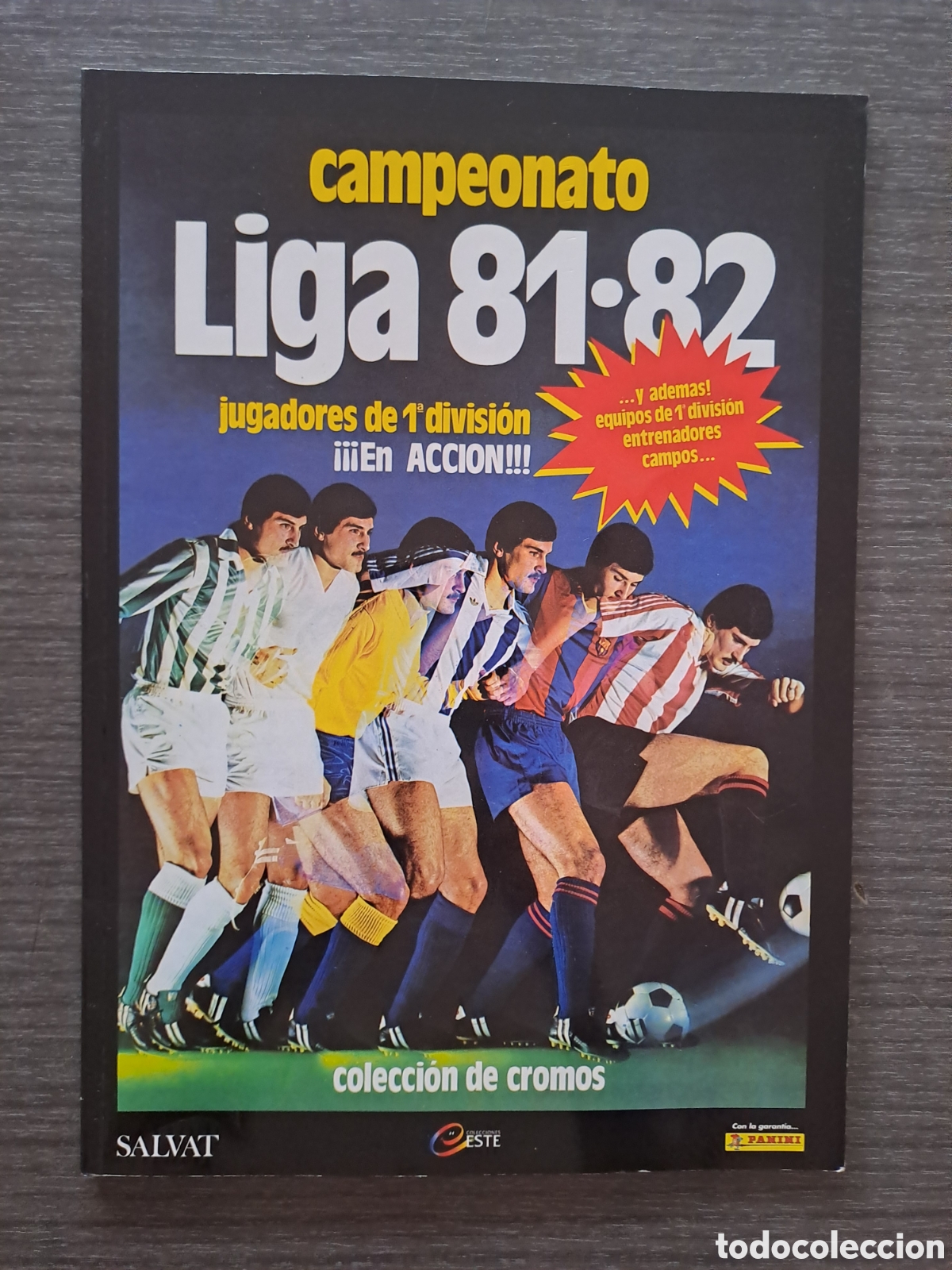 Vollst&auml;ndige Fu&szlig;ballsammelalben: &Aacute;LBUM LIGA 81-82 &mdash; EDICI&Oacute;N SALVAT FACS&Iacute;MIL
