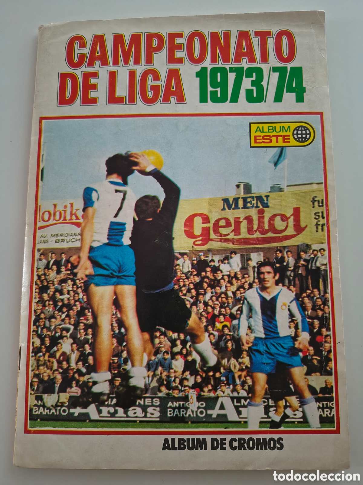 &Aacute;lbum de f&uacute;tbol completo: &Aacute;lbum de la Liga 1973-1974, Este.