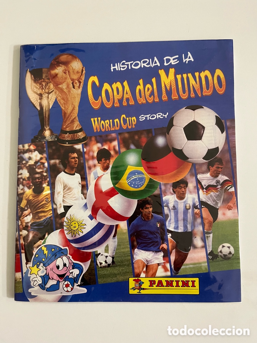 &Aacute;lbum de f&uacute;tbol completo: Album completo World Cup Story- Panini