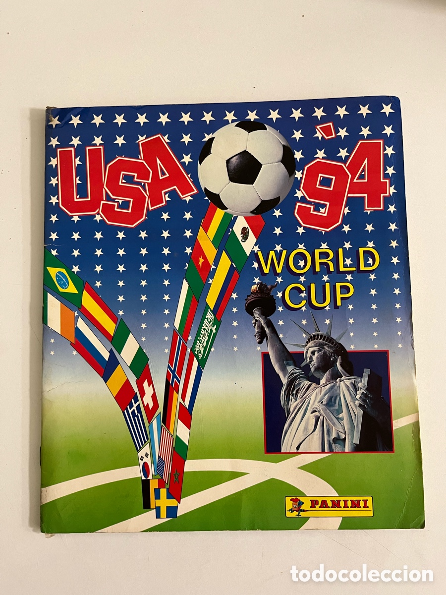 &Aacute;lbum de f&uacute;tbol completo: Album completo mundial futbol USA 94-World Cup-Panini.