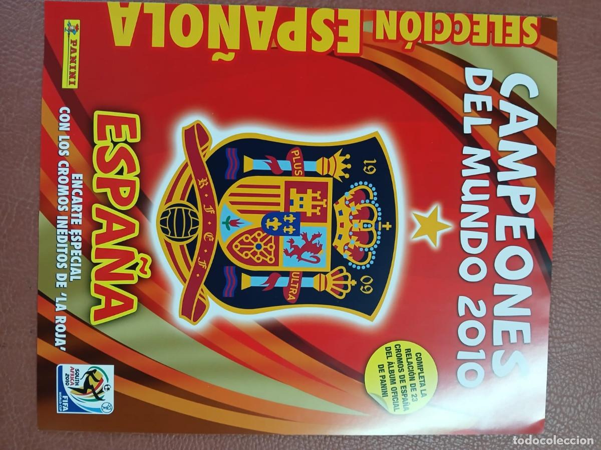 &Aacute;lbum de f&uacute;tbol completo: MUNDIAL 2010 PANINI STICKERS.