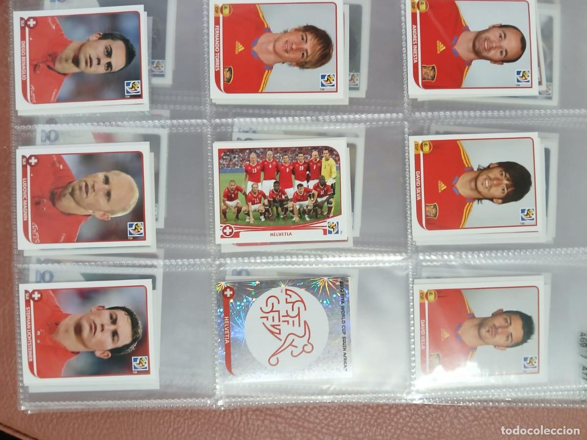 &Aacute;lbum de f&uacute;tbol completo: MUNDIAL 2010 PANINI STICKERS.