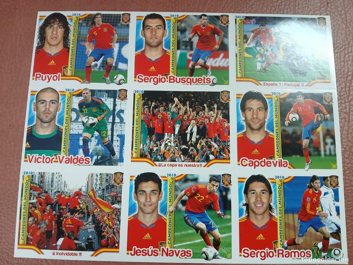 &Aacute;lbum de f&uacute;tbol completo: SUDAFRICA 2010 CAMPEONES DEL MUNDO.