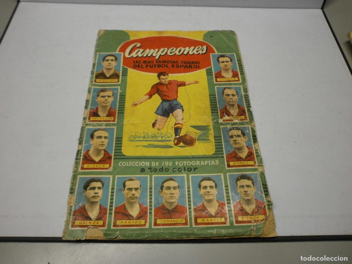 &Aacute;lbum de f&uacute;tbol completo: album completo campeones 1953 54 editorial bruguera