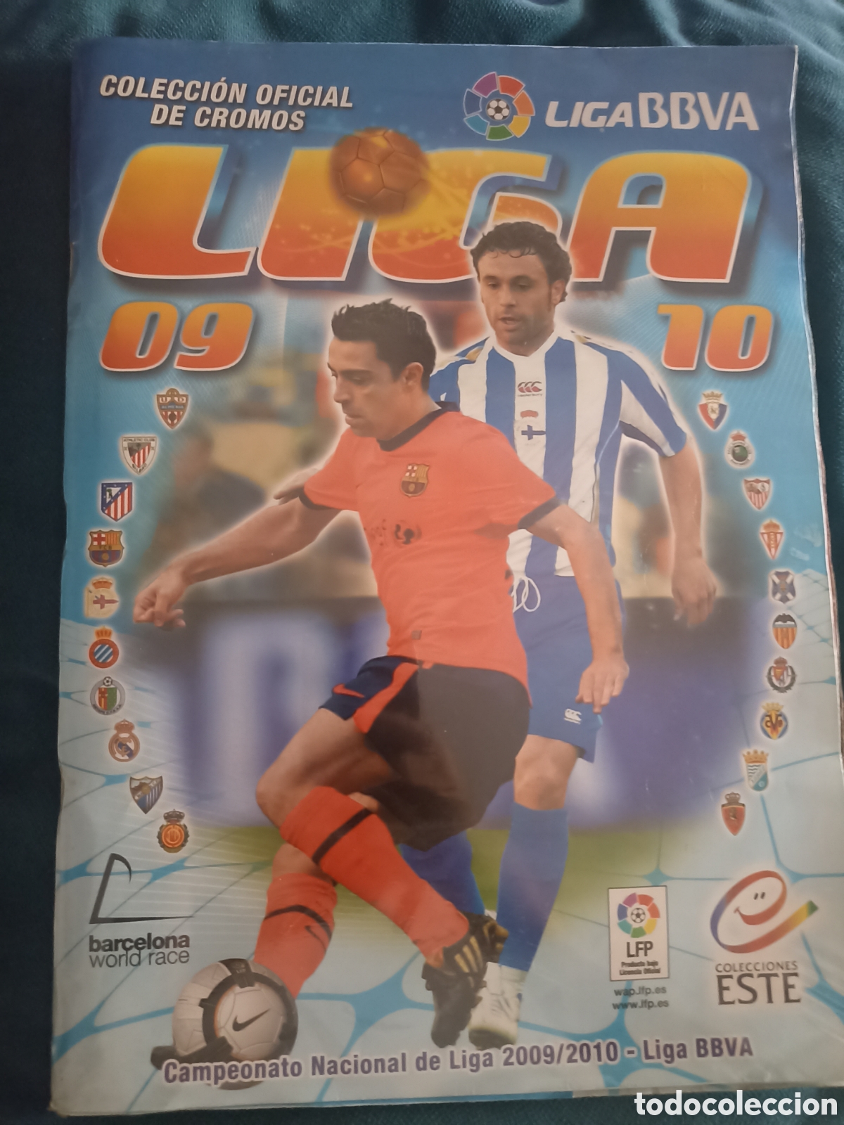 &Aacute;lbum de f&uacute;tbol completo: Album completo liga 09 10
